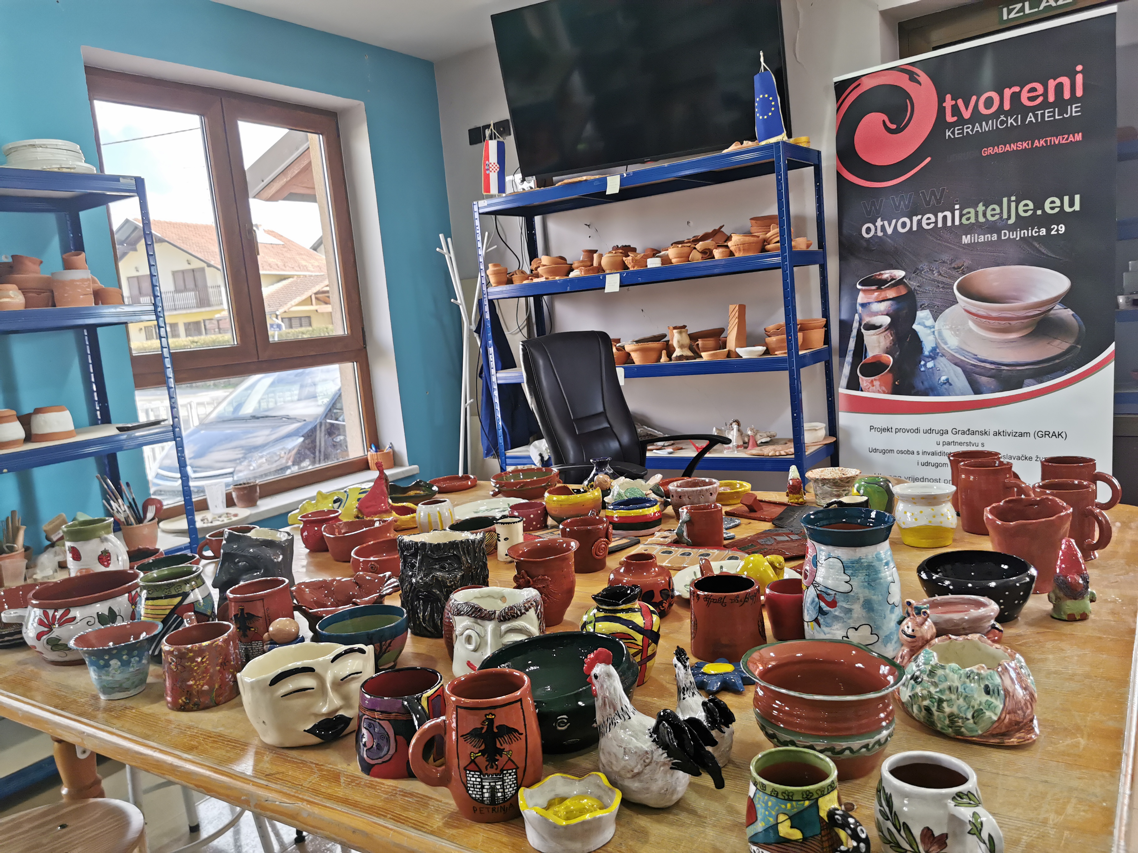 Radovi članova Otvorenog keramičkog ateljea / ožujak 2021